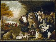 Edward Hicks Peaceable Kingdom oil